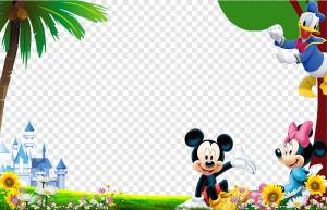 Мультфильм Микки Мауса The Walt Disney Company, фон окна Микки, клубный дом Микки Мауса, шаблон, компьютерные обои, трава png