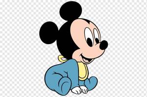 Иллюстрация Микки Мауса, Микки Маус Минни Маус Гуфи, Микки Маус, ребенок, герои, рука png