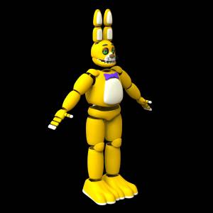 Файл 3D FNAF Springbonnie Полнотелый носимый костюм с головой для 3D печати ・Шаблон для 3D-печати для загрузки・Cults