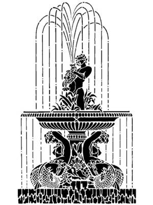 Трафареты Фонтана