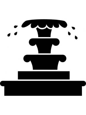 Трафареты Фонтана для вырезания из бумаги