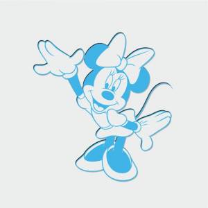 Трафарет Минни Маус