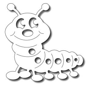 Трафареты Гусеницы