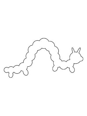 Трафареты Гусеницы