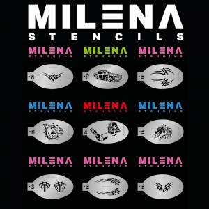 Трафарет для блеск-тату 6*6 насекомые 88С