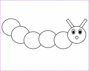 Гусеница раскраска для детей