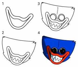 DataLife Engine > Версия для печати > Трафарет хагги вагги