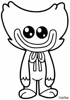 Раскраска Милый Хагги Вагги