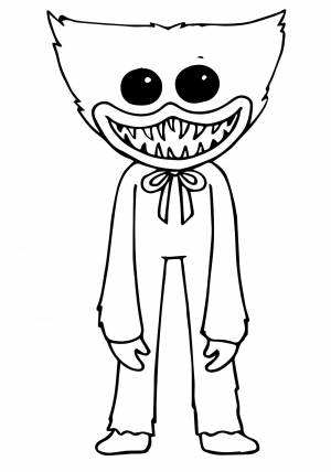 Лицо хаги ваги раскраска