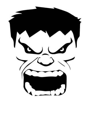 Трафареты Халка