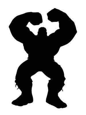 Трафареты Халка