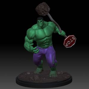 Файл OBJ Халк