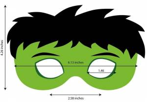 Трафареты маска халка