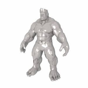 Файл STL Халк низкополигональный ・Шаблон для 3D-печати для загрузки・Cults