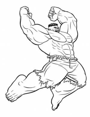 Раскраска «Marvel