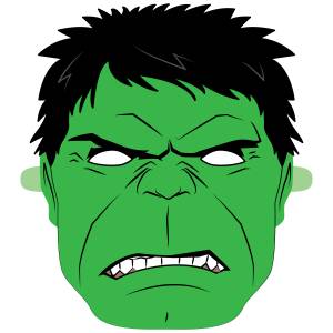 Шаблон маски Халка