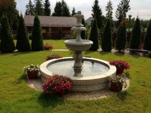 Фонтан из мрамора