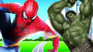 Картинки Халк и человек паук для детей