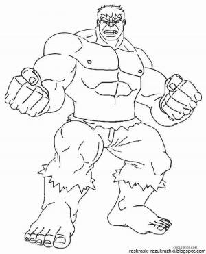 Раскраски Халк и человек паук для детей