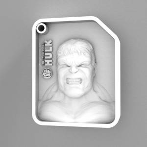 Файл STL Брелок Халк Мстители・Шаблон для 3D-печати для загрузки・Cults