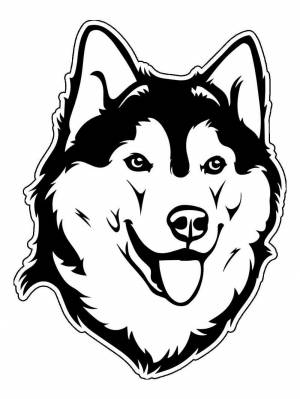 Трафареты Хаски