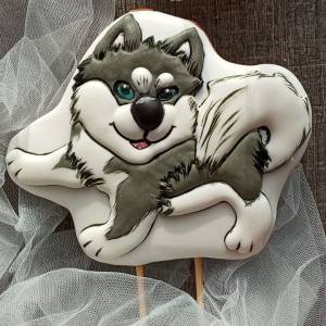 Пряник имбирный, пряник хаски