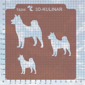 Трафарет  Собака