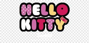 Текст наложения Hello Kitty, шрифт Hello Kitty, привет, котенок, фиолетовый, текст, логотип png