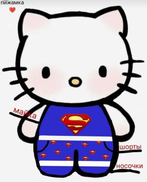 Одежда для Hello Kitty в 2023 г