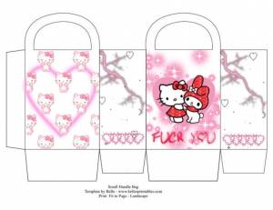 my melody and hello kitty mold
