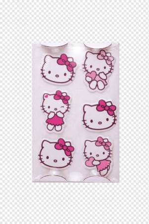 Бумага Hello Kitty Текстильная Pink M Font, кава, белый, текстиль, другие png