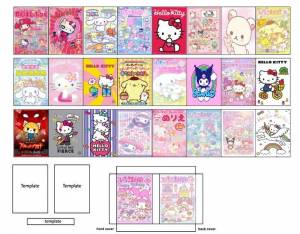 sanrio mini printable manga