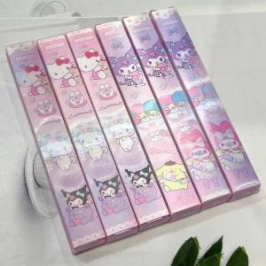 Оптовая продажа Sanrio, гелевая ручка Hello Kitty, ручка с динамическим голым глазом 3D, канцелярские принадлежности для студентов, ограниченный пресс, ручка для подписи