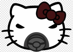 Hello Kitty Sanrio Logo Персонаж, противогаз, Разное, другие, котенок png