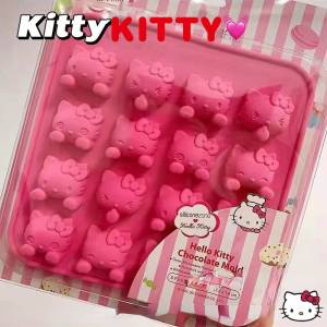 Формы для льда Hello Kitty, лоток для мороженого, домашние милые лотки для льда, многоразовые сконовые кавайные кубики льда, Бесплатная форма «сделай сам» для изготовления мороженого