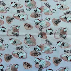 Японская Ткань Hello Kitty из 100 хлопка для шитья одежды, домашний текстиль, наволочка, ткань