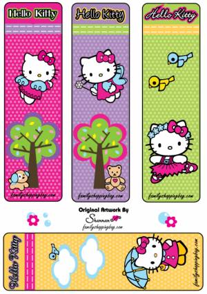 Hello Kitty Bookmarks