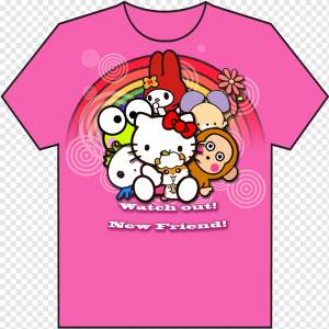 Футболка Hello Kitty без рукавов Одежда, футболка, футболка, белый, текст png