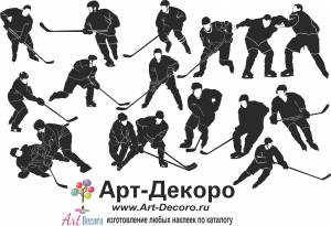 российский хоккей, виниловый стикер