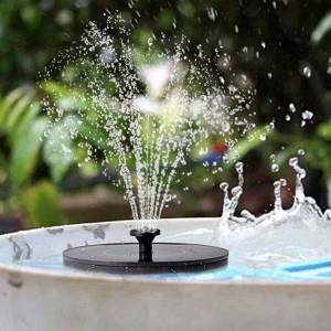 Мини-фонтан на солнечной батарее, семейный солнечный фонтан, садовое украшение, уличная ванна с птицами, плавающий водяной фонтан
