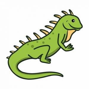 Игуана экзотические животные и ящерицы