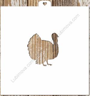 Трафарет Индейка 1 