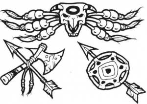 северные индейцы рисунки