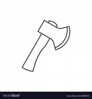 Шаблон топора