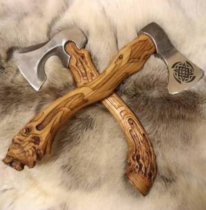 Рисунок на ручку топора