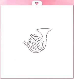 Трафарет «Музыкальный инструмент