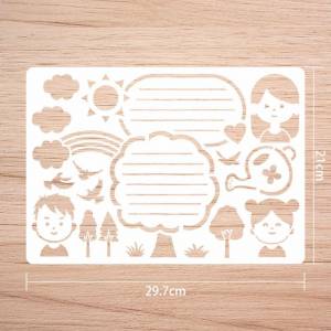 Инструменты для рисования для скрапбукинга, шаблоны для рисования своими руками, доска, газетные трафареты, трафареты для рисования