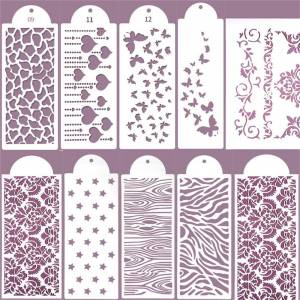 Трафареты, инструменты для выпечки помадки, сетка для торта, трафарет для тиснения, украшения торта, трафареты, распылительная форма