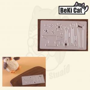 Набор мини инструментов для мужчин, набор металлических штампов, трафареты для «сделай сам», скрапбукинг, фотоальбом, декоративные бумажные открытки для творчества