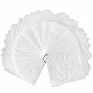 Трафареты для украшения стен и бумаги, шаблон для рисования, для самостоятельного изготовления открыток, трафареты, инструмент для рисования, шаблон мандалы, полый